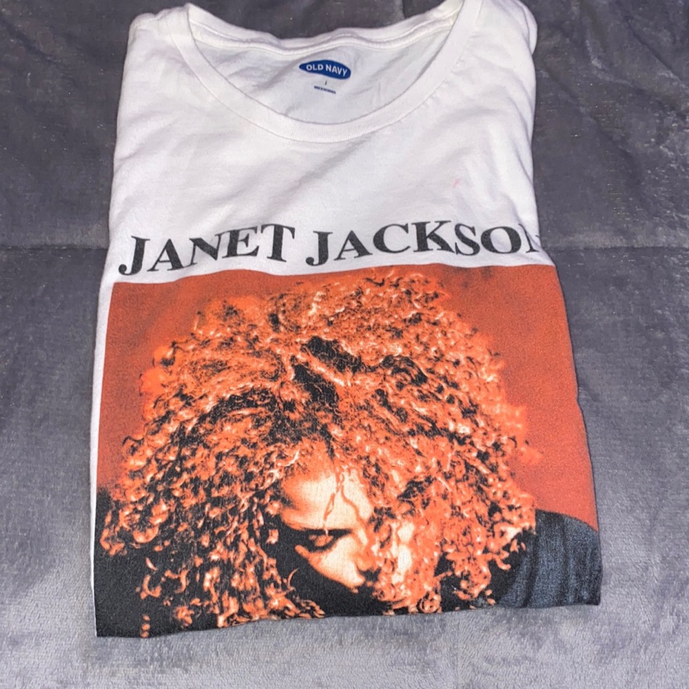 Old Navy Graphic Tee Janet Jackson